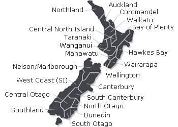 New Zealand Map